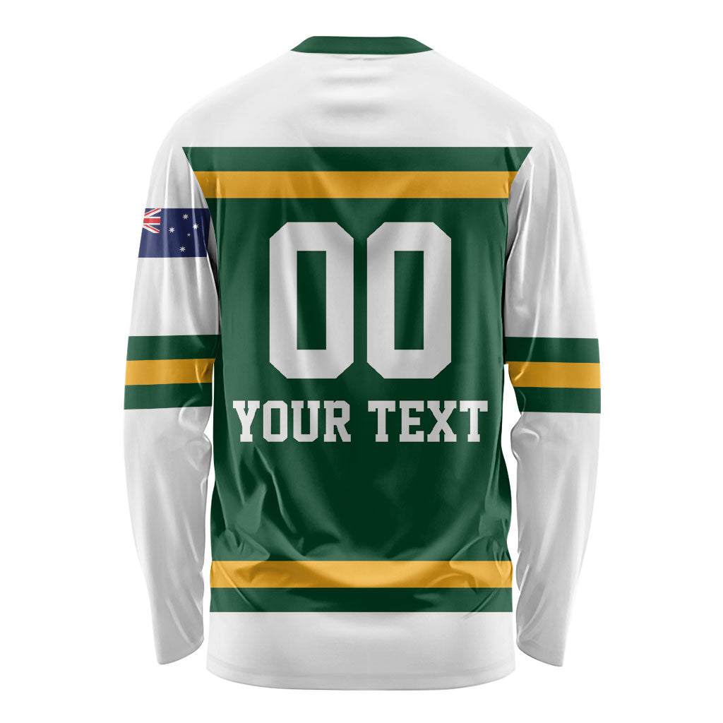 Custom Hockey Australia Long Sleeve Shirt Kookaburras Go Champions