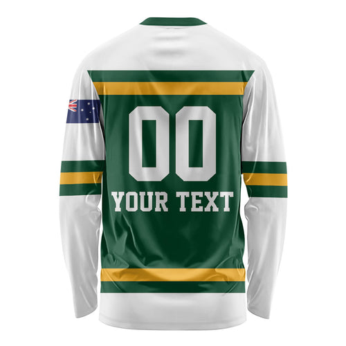 Custom Hockey Australia Long Sleeve Shirt Kookaburras Go Champions