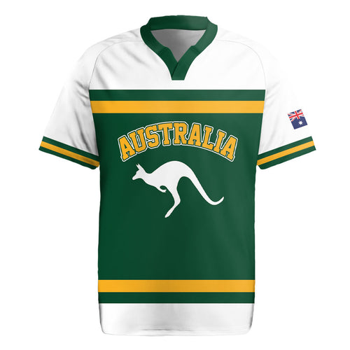 Custom Hockey Australia Rugby Jersey Kookaburras Go Champions