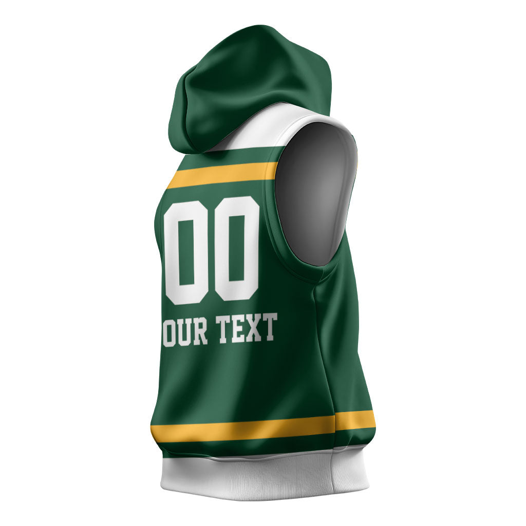 Custom Hockey Australia Sleeveless Hoodie Kookaburras Go Champions