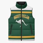Custom Hockey Australia Sleeveless Puffer Jacket Kookaburras Go Champions