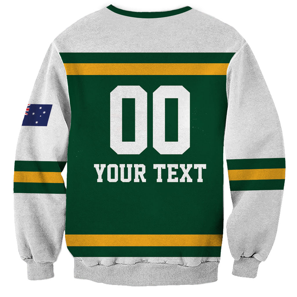 Custom Hockey Australia Sweatshirt Kookaburras Go Champions