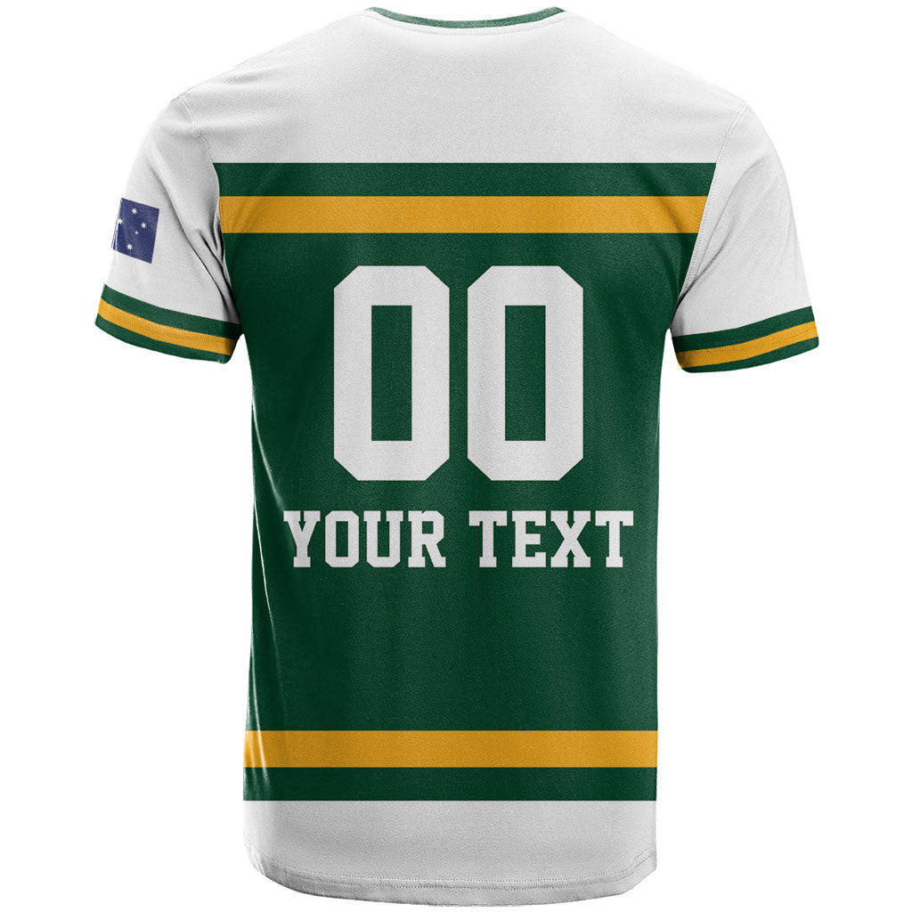 Custom Hockey Australia T Shirt Kookaburras Go Champions