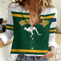 Custom Hockey Australia Women Casual Shirt Kookaburras Go Champions