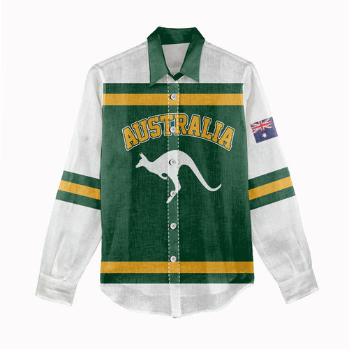 Custom Hockey Australia Women Casual Shirt Kookaburras Go Champions
