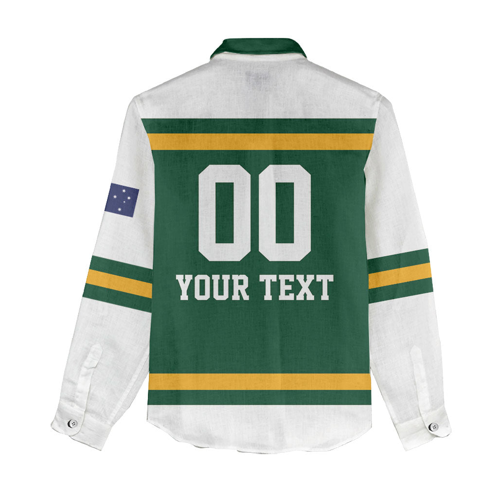 Custom Hockey Australia Women Casual Shirt Kookaburras Go Champions