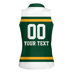 Custom Hockey Australia Women Sleeveless Polo Shirt Kookaburras Go Champions