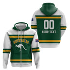 Custom Hockey Australia Zip Hoodie Kookaburras Go Champions