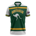 Custom Hockey Australia Zipper Polo Shirt Kookaburras Go Champions