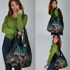 Australia Easter 2024 Grocery Bag Bunny With Aboriginal Eggs At Starry Night