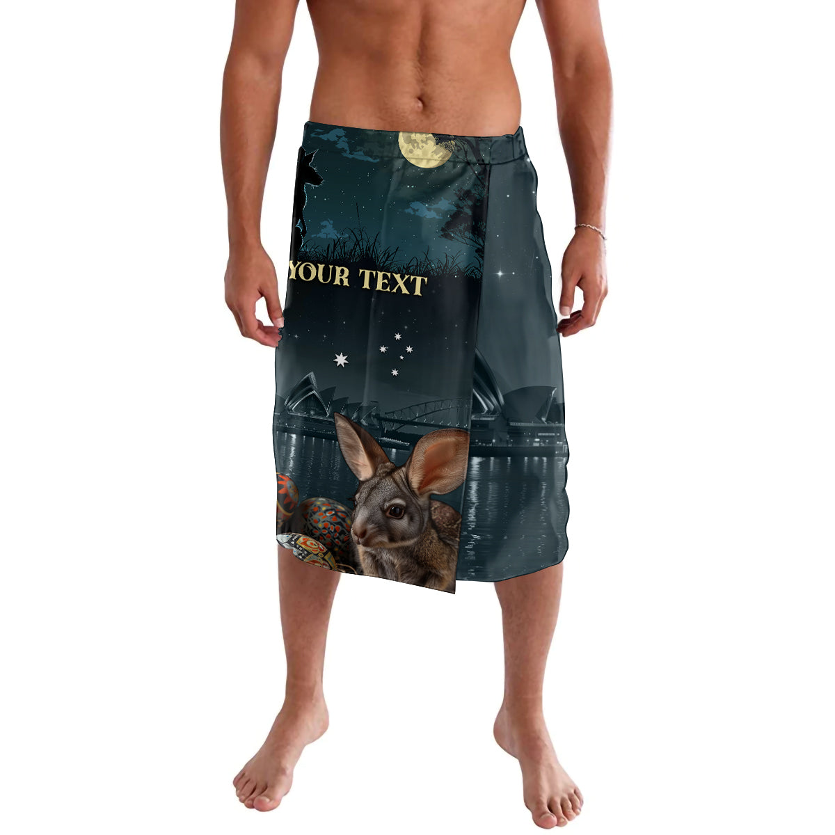 Australia Easter 2024 Lavalava Bunny With Aboriginal Eggs At Starry Night