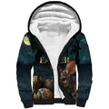 Australia Easter 2024 Sherpa Hoodie Bunny With Aboriginal Eggs At Starry Night