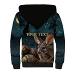 Australia Easter 2024 Sherpa Hoodie Bunny With Aboriginal Eggs At Starry Night