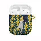 Australia Golden Wattle AirPods Case Aussie Cockatoo Aboriginal Art