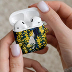 Australia Golden Wattle AirPods Case Aussie Cockatoo Aboriginal Art