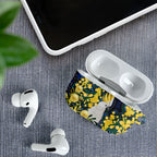 Australia Golden Wattle AirPods Case Aussie Cockatoo Aboriginal Art