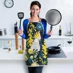 Australia Golden Wattle Apron Aussie Cockatoo Aboriginal Art