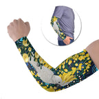 Australia Golden Wattle Arm Sleeves Aussie Cockatoo Aboriginal Art