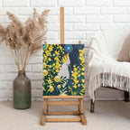 Australia Golden Wattle Canvas Wall Art Aussie Cockatoo Aboriginal Art