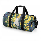 Australia Golden Wattle Duffle Bag Aussie Cockatoo Aboriginal Art