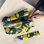 Australia Golden Wattle Umbrella Aussie Cockatoo Aboriginal Art