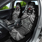 Toitu Te Tiriti Aotearoa Silver Fern Car Seat Cover New Zealand Maori Pattern