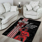 Toitu Te Reo Maori Toitu Te Whenua Toitu Te Tiriti Area Rug Maori Warrior New Zealand