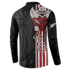 Toitu Te Reo Maori Toitu Te Whenua Toitu Te Tiriti Button Sweatshirt Maori Warrior New Zealand