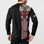 Toitu Te Reo Maori Toitu Te Whenua Toitu Te Tiriti Button Sweatshirt Maori Warrior New Zealand