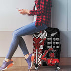Toitu Te Reo Maori Toitu Te Whenua Toitu Te Tiriti Luggage Cover Maori Warrior New Zealand