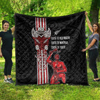 Toitu Te Reo Maori Toitu Te Whenua Toitu Te Tiriti Quilt Maori Warrior New Zealand