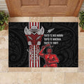 Toitu Te Reo Maori Toitu Te Whenua Toitu Te Tiriti Rubber Doormat Maori Warrior New Zealand