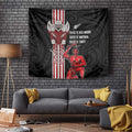 Toitu Te Reo Maori Toitu Te Whenua Toitu Te Tiriti Tapestry Maori Warrior New Zealand