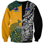 Custom New Zealand And Australia Rugby Sweatshirt Wallabies Kiwi Silver Fern 2023 World Cup