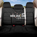Football New Zealand Back Car Seat Cover Aotearoa United Black Version - Aussie Hoodie