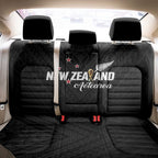 Football New Zealand Back Car Seat Cover Aotearoa United Black Version - Aussie Hoodie