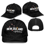 Football New Zealand Baseball Net Cap Aotearoa United Black Version - Aussie Hoodie