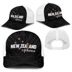 Football New Zealand Baseball Net Cap Aotearoa United Black Version - Aussie Hoodie