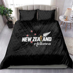 Football New Zealand Bedding Set Aotearoa United Black Version - Aussie Hoodie