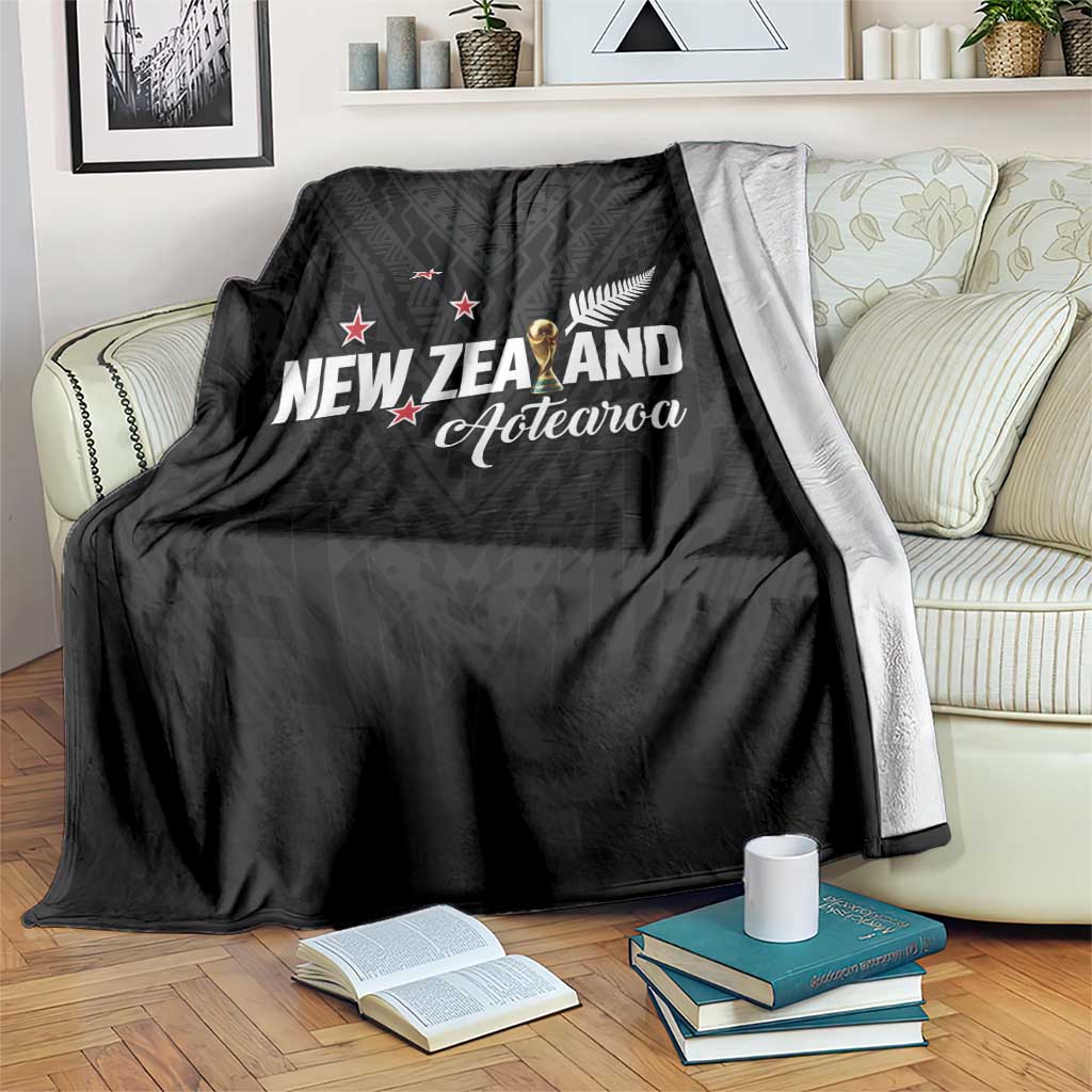 Football New Zealand Blanket Aotearoa United Black Version - Aussie Hoodie