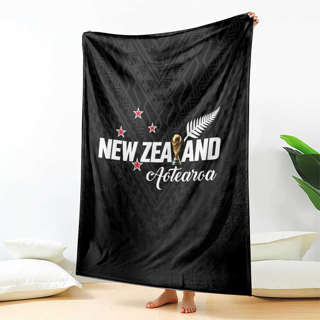 Football New Zealand Blanket Aotearoa United Black Version - Aussie Hoodie