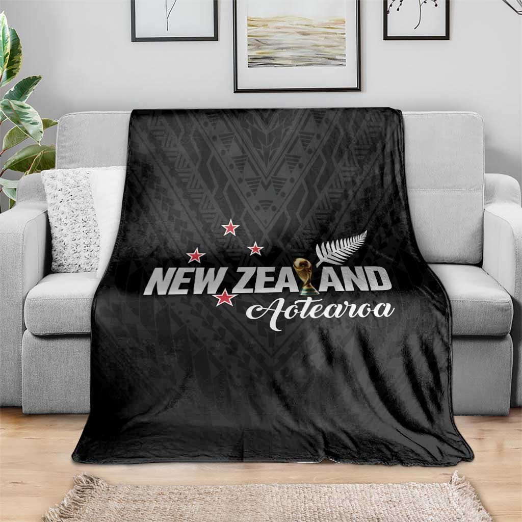 Football New Zealand Blanket Aotearoa United Black Version - Aussie Hoodie