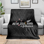 Football New Zealand Blanket Aotearoa United Black Version - Aussie Hoodie