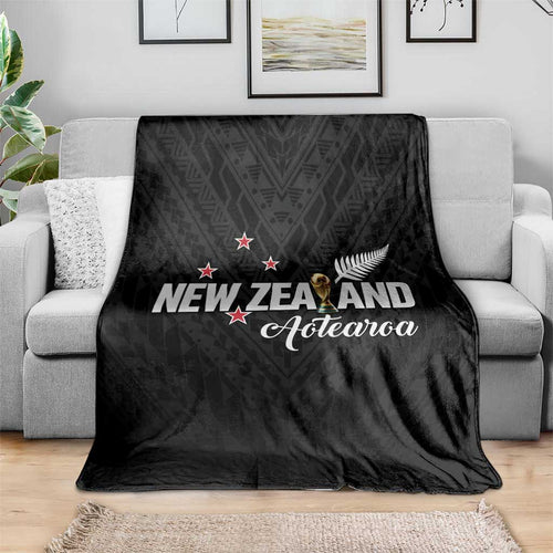 Football New Zealand Blanket Aotearoa United Black Version - Aussie Hoodie