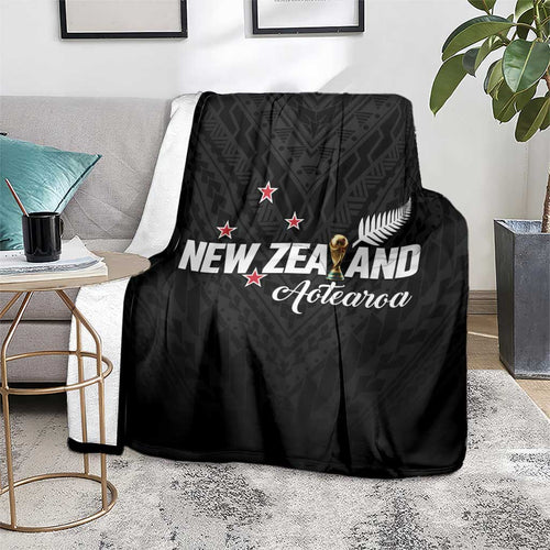 Football New Zealand Blanket Aotearoa United Black Version - Aussie Hoodie