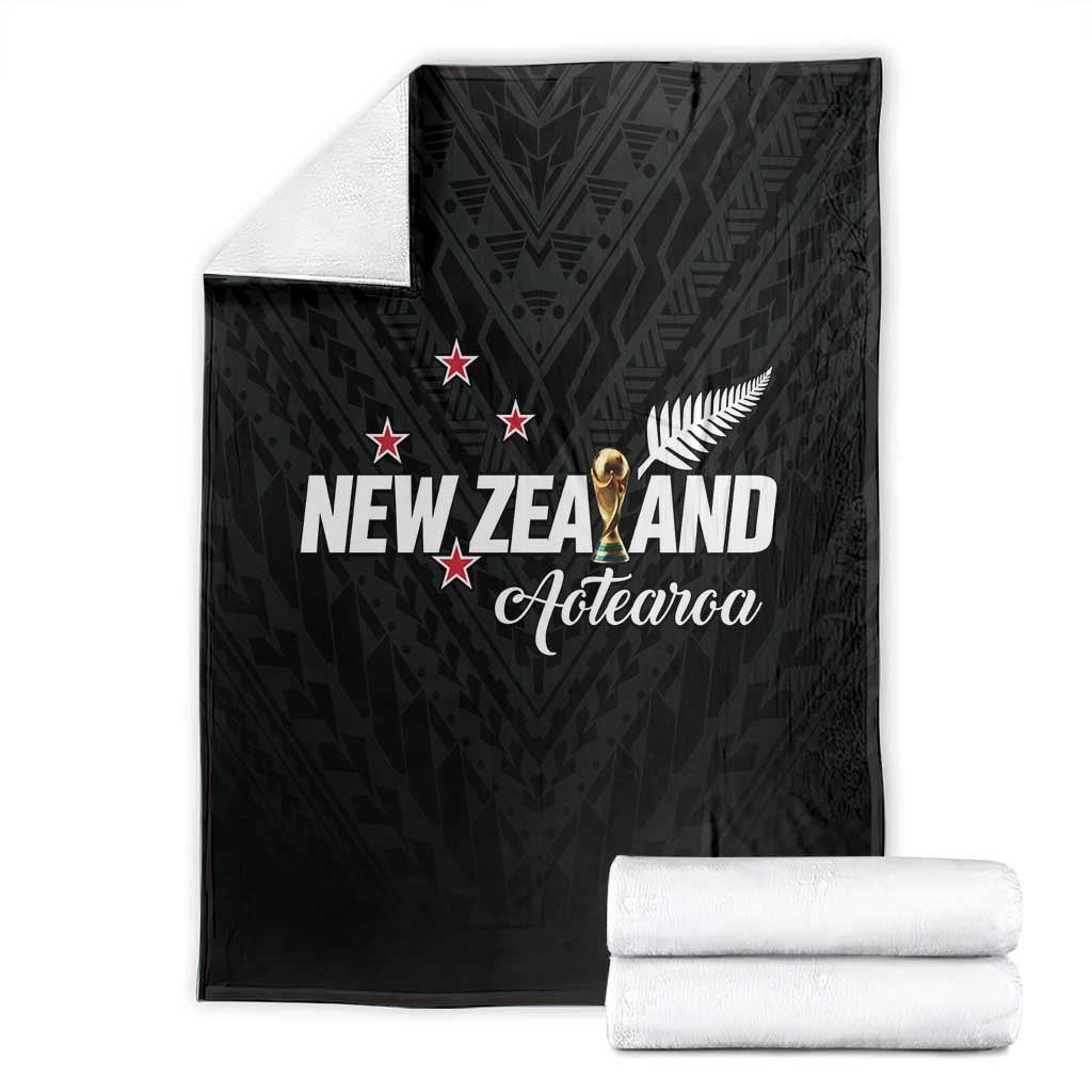 Football New Zealand Blanket Aotearoa United Black Version - Aussie Hoodie
