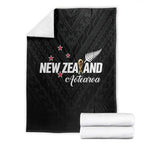 Football New Zealand Blanket Aotearoa United Black Version - Aussie Hoodie