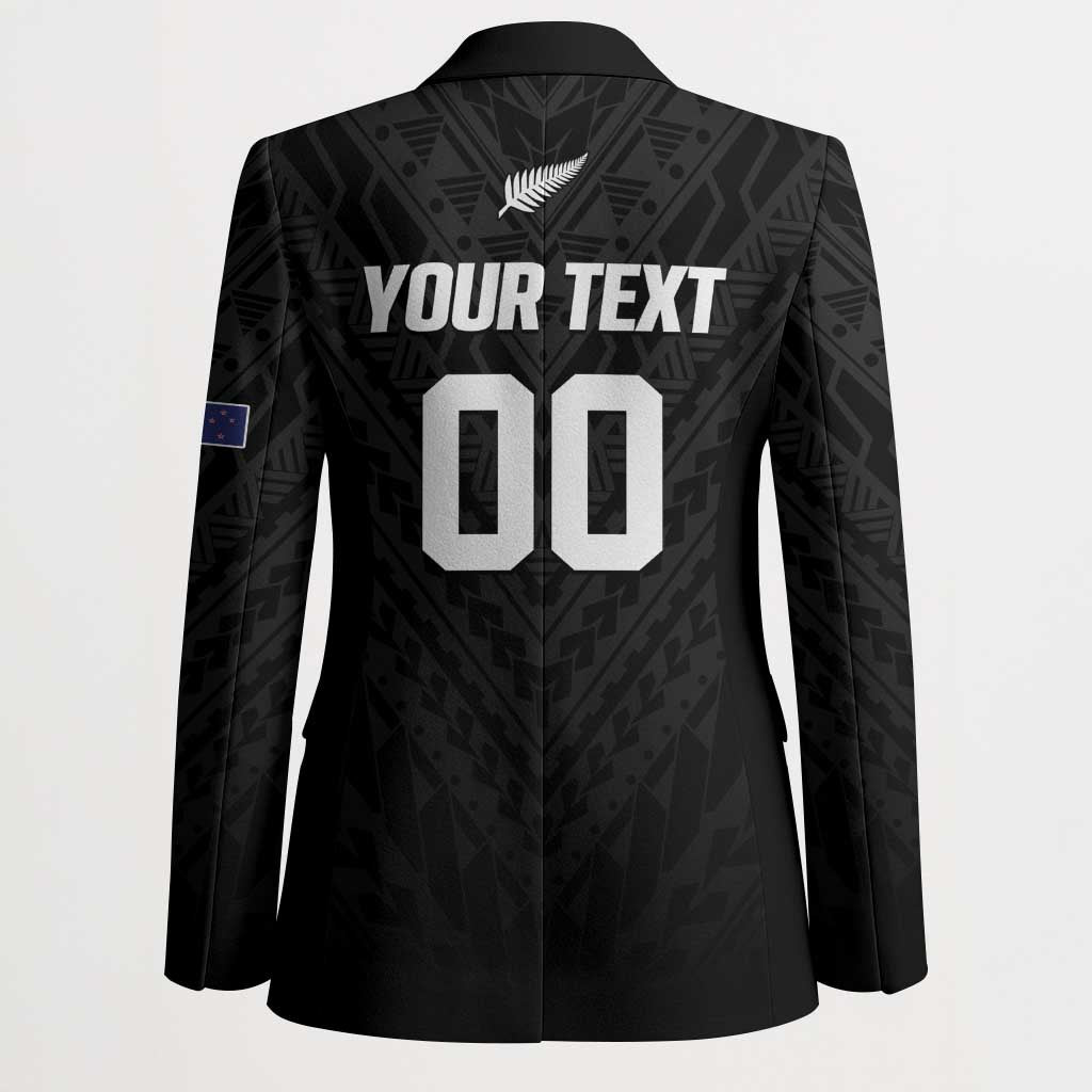 Custom Football New Zealand Blazer Aotearoa United Black Version - Aussie Hoodie