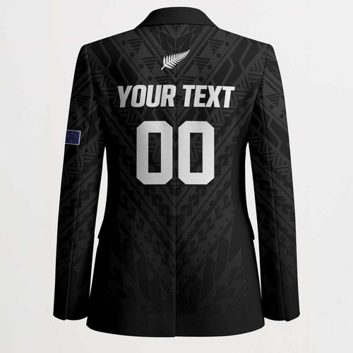 Custom Football New Zealand Blazer Aotearoa United Black Version - Aussie Hoodie