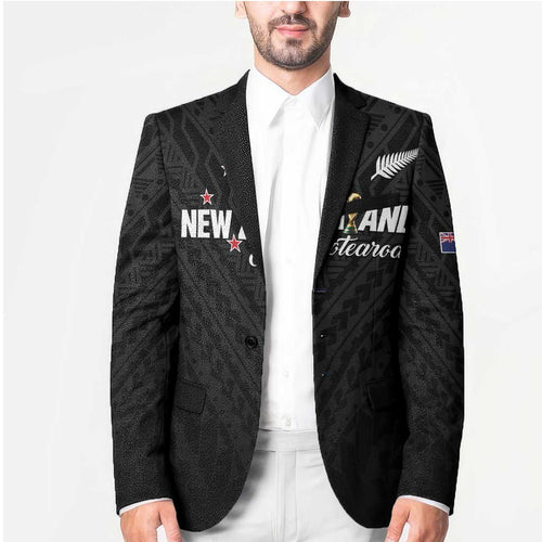 Custom Football New Zealand Blazer Aotearoa United Black Version - Aussie Hoodie